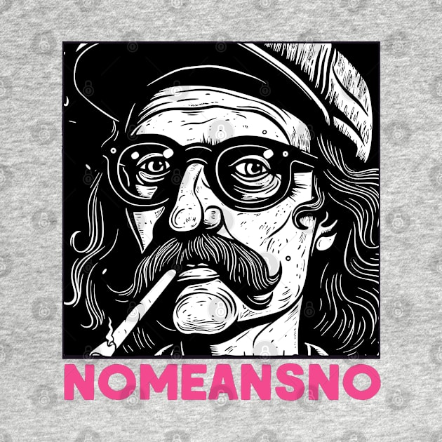 NoMeansNo ∆ Original Fan Artwork by unknown_pleasures